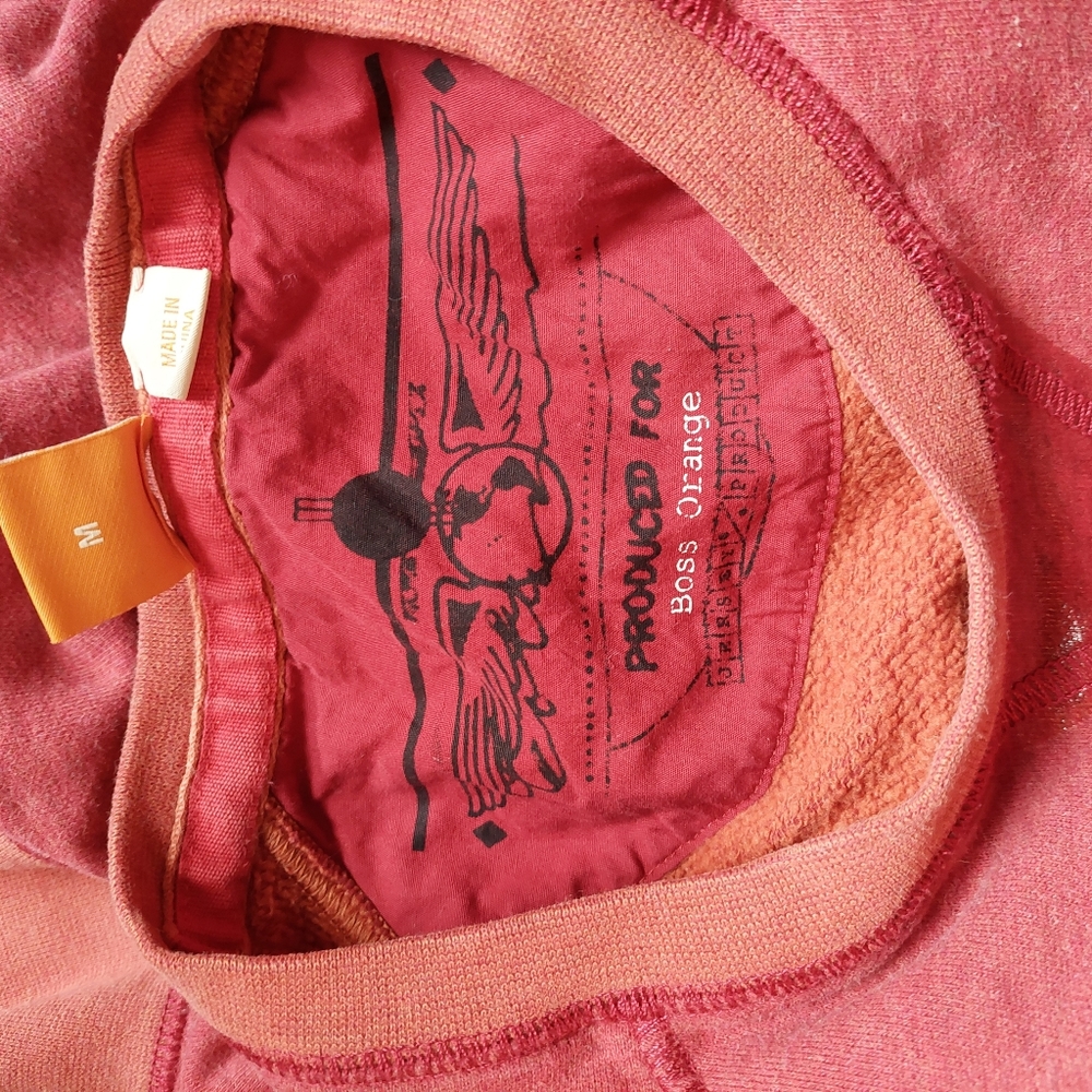 Red Raglan Sweatshirt - Picture 3 of 7